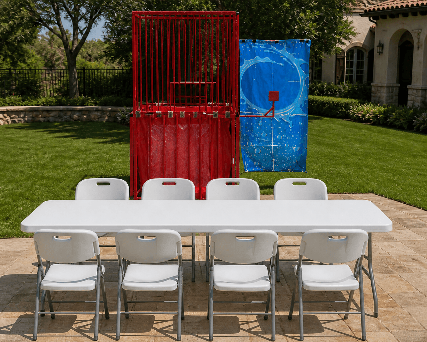 Dunk Tank + Table & 8 Chairs