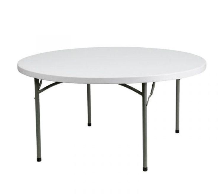 5ft White Round Tables