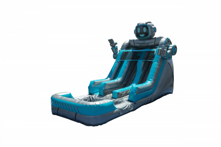 Friendly Robot Water Slide 15 ft (wet)
