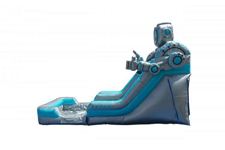 Friendly Robot Water Slide 15 ft (wet)